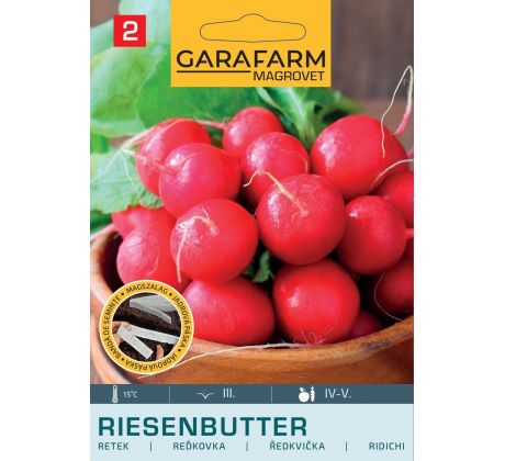 Výsevný pás - reďkovka skorá guľatá