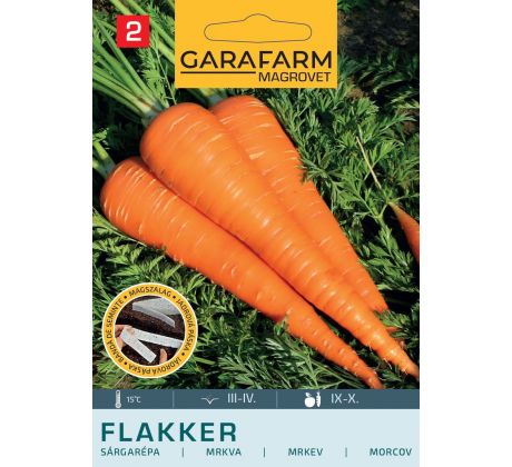 Výsevný pás - mrkva neskorá Vörös óriás/Flakker