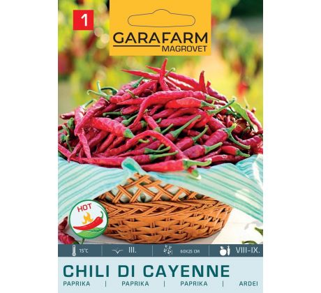 Paprika Chili di Cayenne - čilli